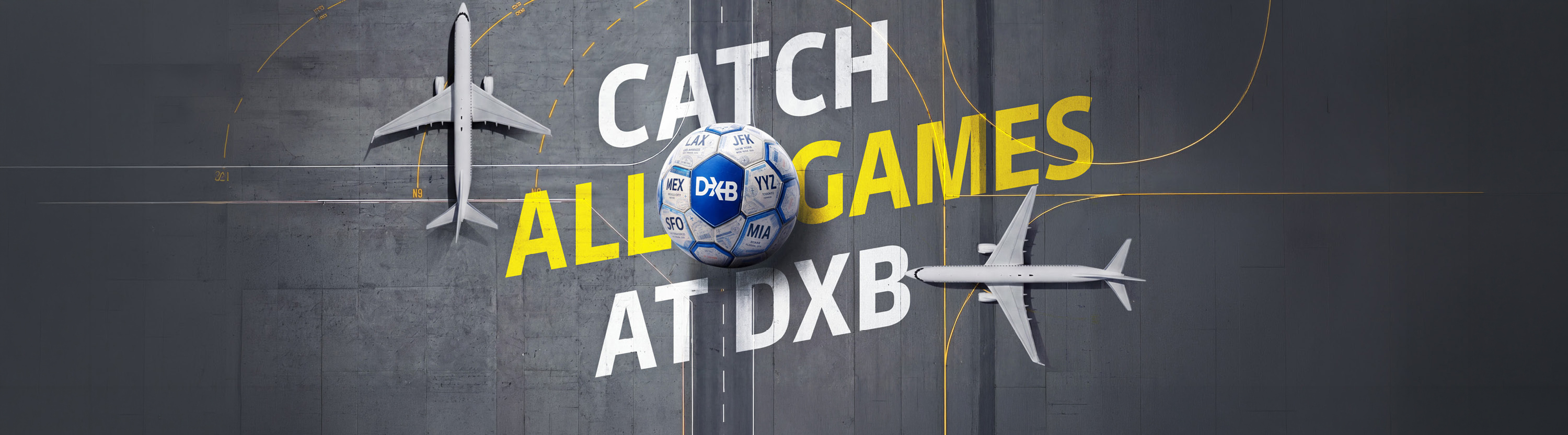 Catch all Games at DXB 